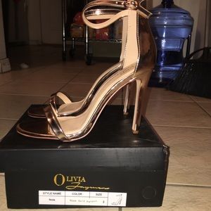Rose Gold Heels/Sandals